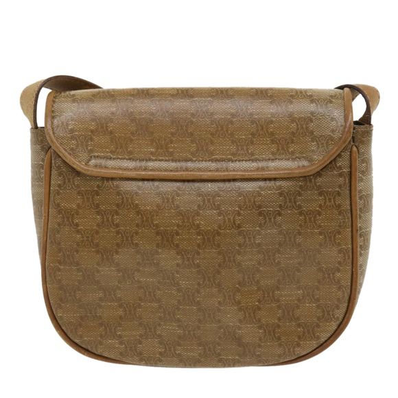 CELINE Macadam Canvas Shoulder Bag Beige Auth 29662 - Picture 2 of 16